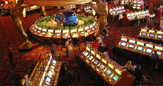 Роскошный азартный комплекс MGM Grand в Лас-Вегасе.